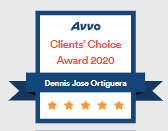 2020 AVVO Award with gray background